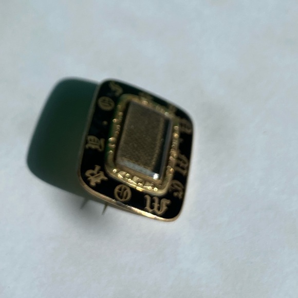 Victorian Mourning Jewelry Pin - Picture 8 of 12